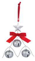 Jingle Bell Ornament - Silver