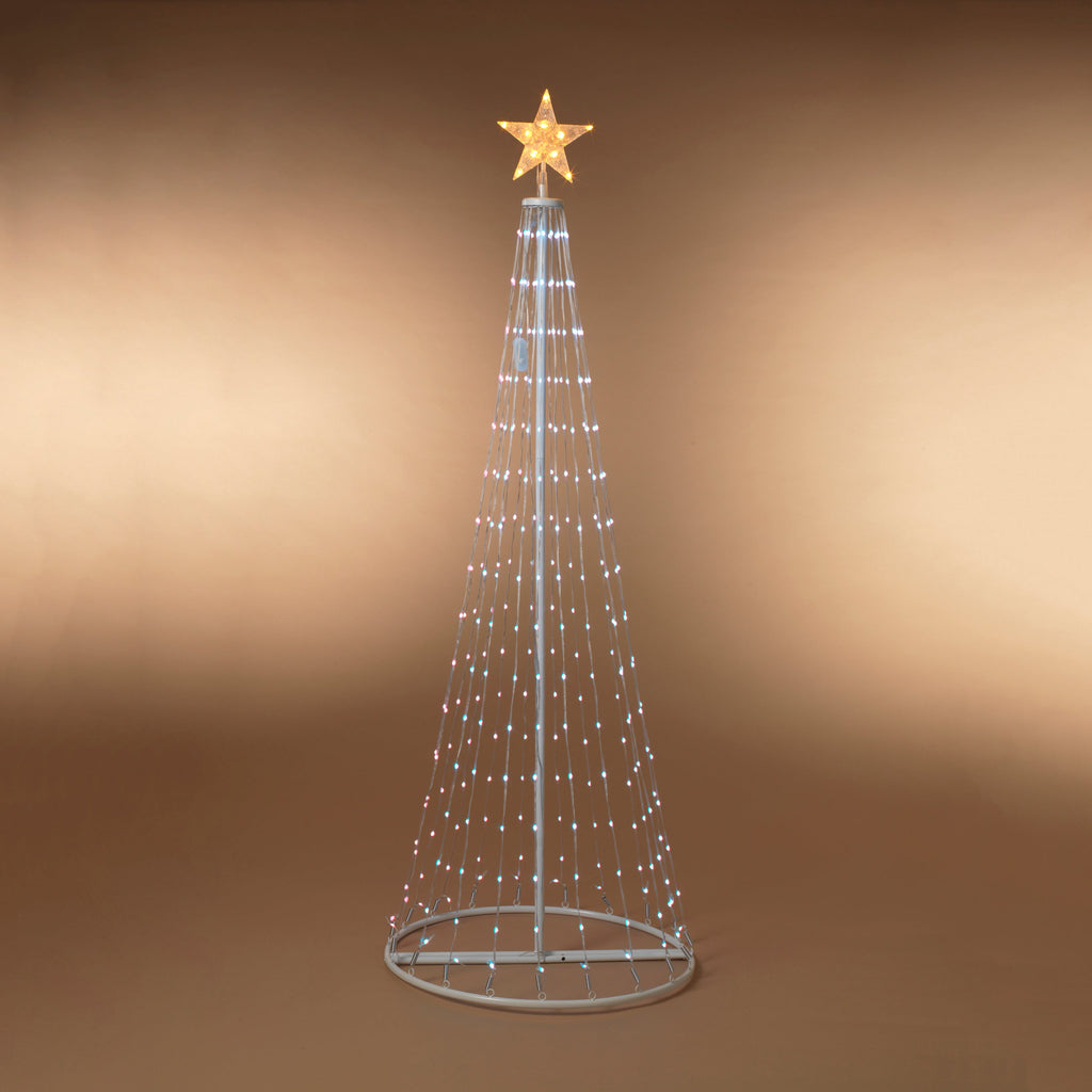 6 Foot Color Changing Indoor/Outdoor Pole Tree