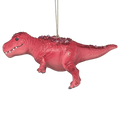 Red T-Rex Dinosaur Ornament