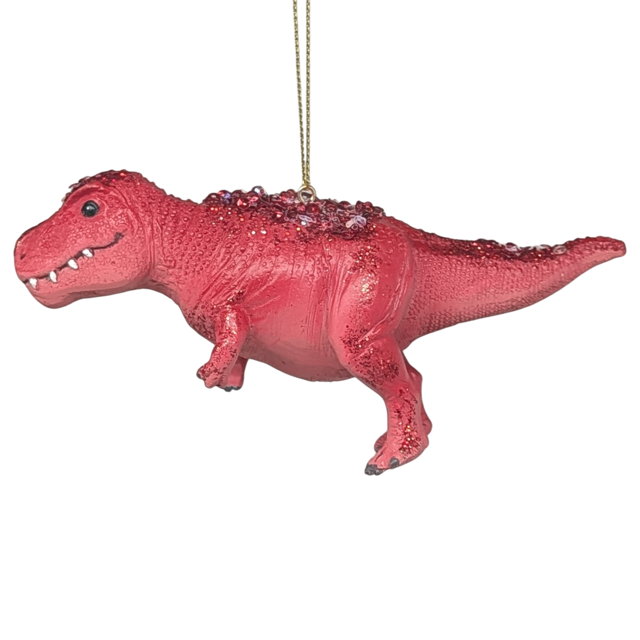 Red T-Rex Dinosaur Ornament