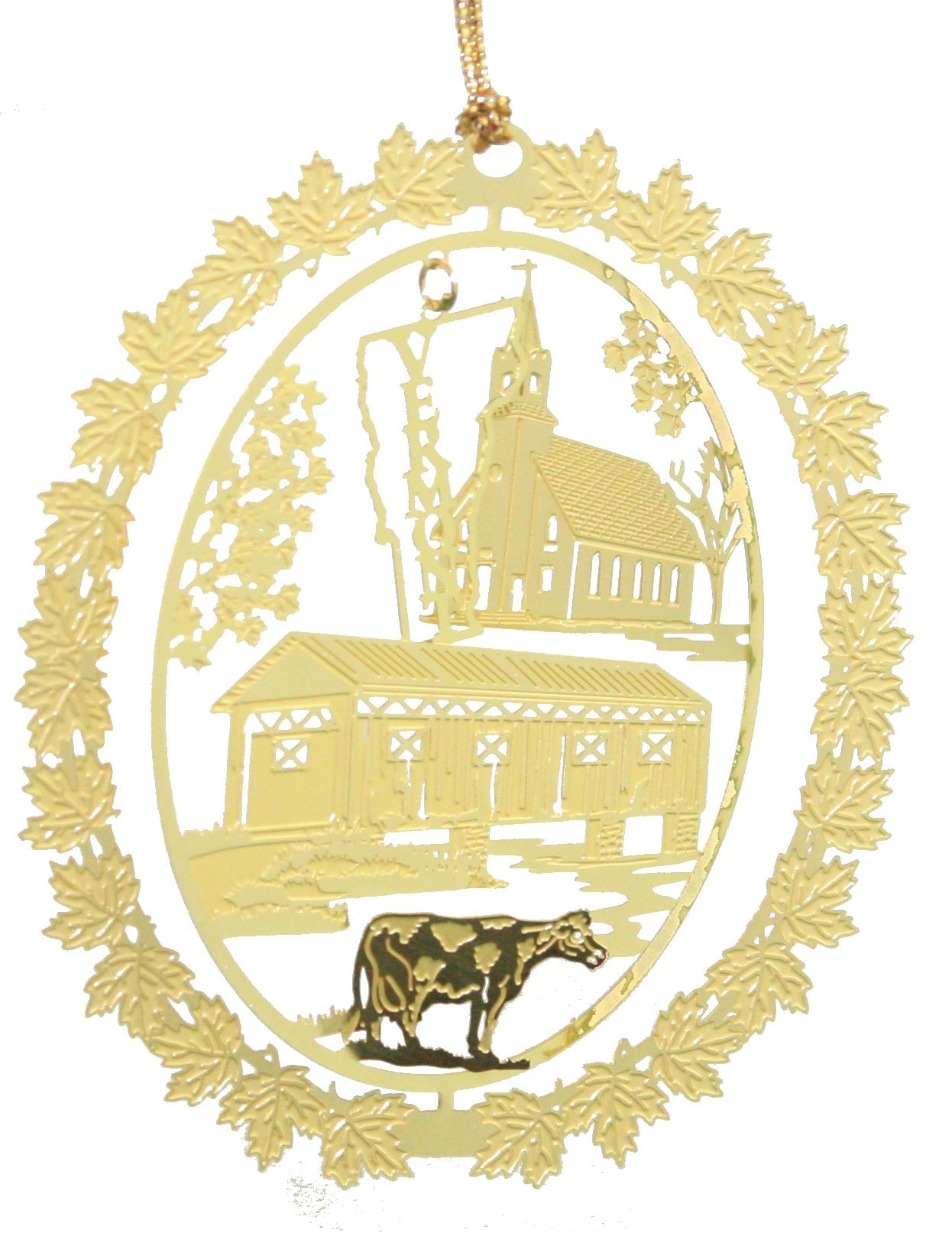 Vermont Icons Collectible Brass Ornament