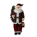 Lifesize Woodland Santa with LED Lantern