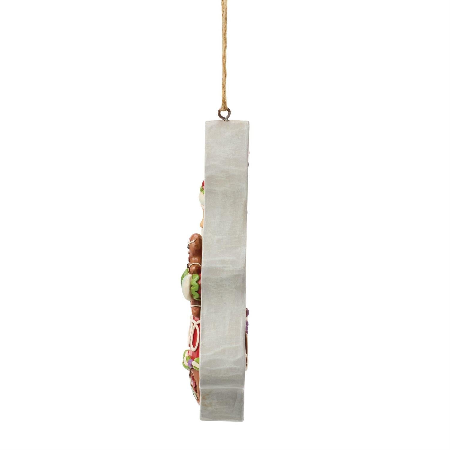 Gingerbread Cookie Cutter Santa Ornament