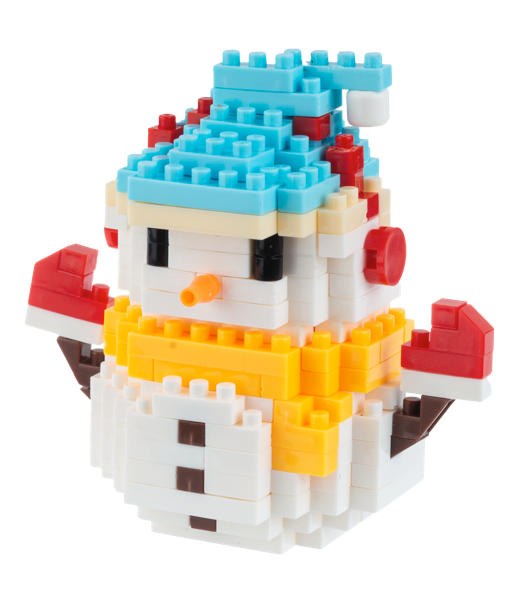 3D Christmas Building Block - Snowman
