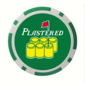 Plastered Golf Ball Marker Poker Chip, Magnetic ABS