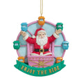 Merry-Go-Round Magic: Carnival - Enjoy The Ride - Santa On Ferris Wheel Ornament
