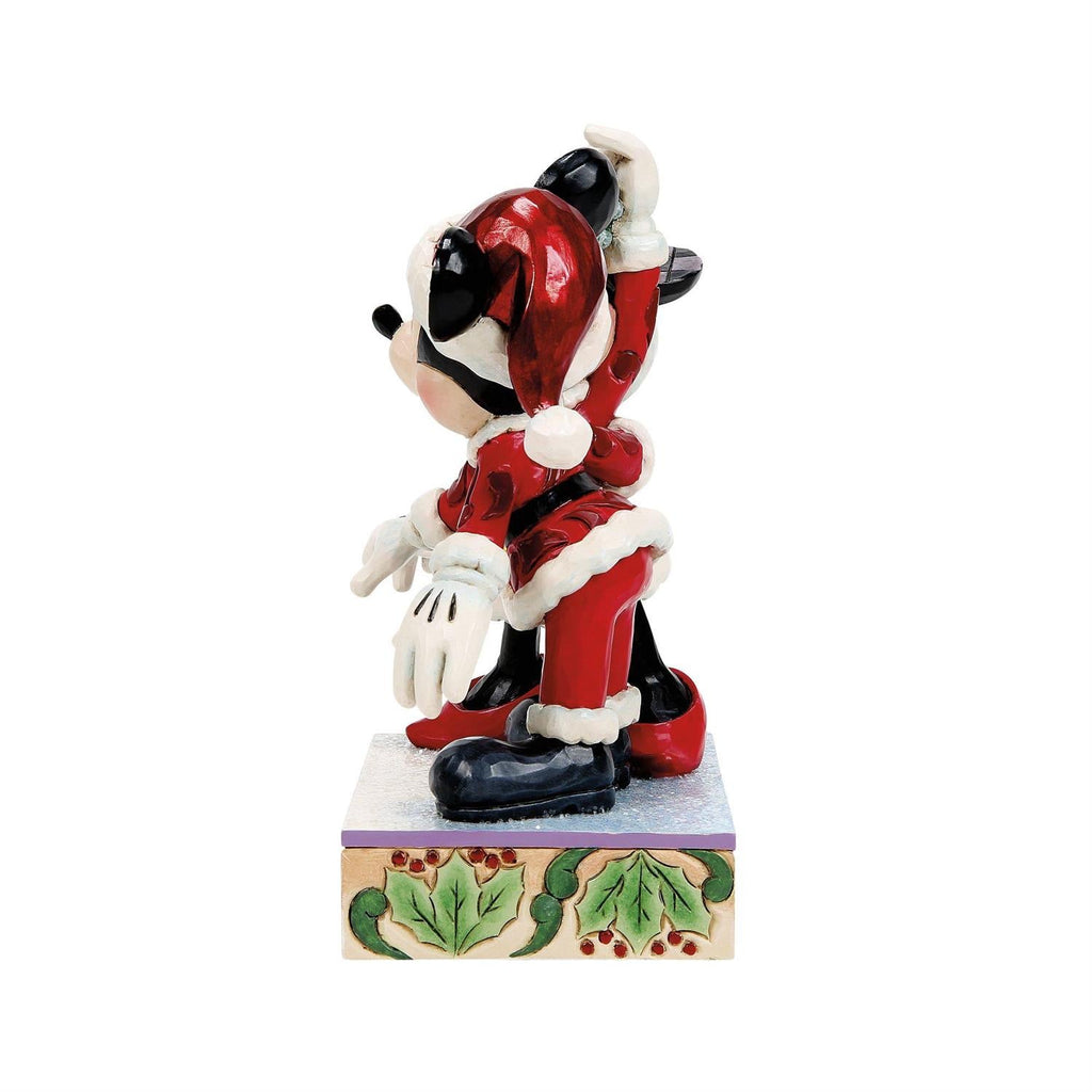 Mickey and Minnie Mistletoe Figurine – Disney Traditions