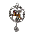 Season's Greetings Reindeer - Colors of Christmas Ornament