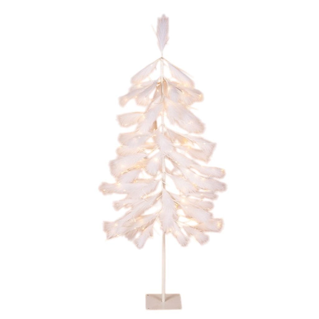 Lighted Pampas Grass Tree - 5 Feet
