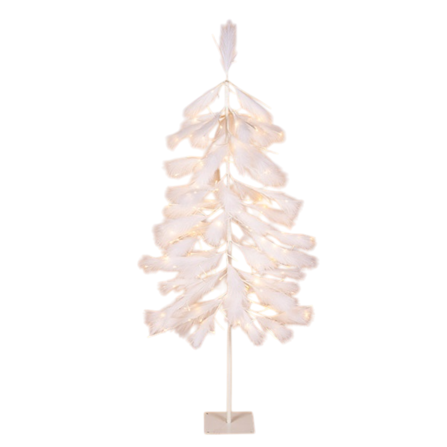 Lighted Pampas Grass Tree - 5 Feet