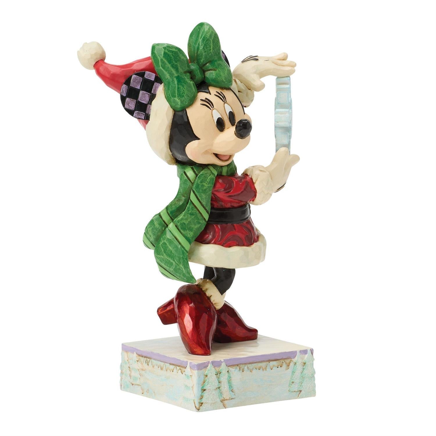 Minnie with Snowflake Figurine – Disney Traditions