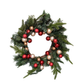 Pine Wreath with Ornaments - 22 Inch