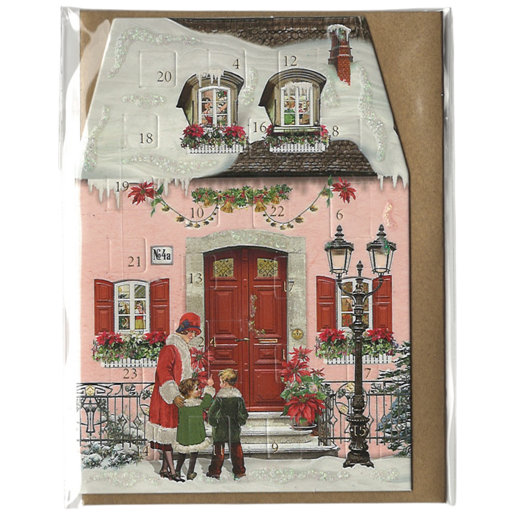Miniature Advent Card - An Evening Stroll
