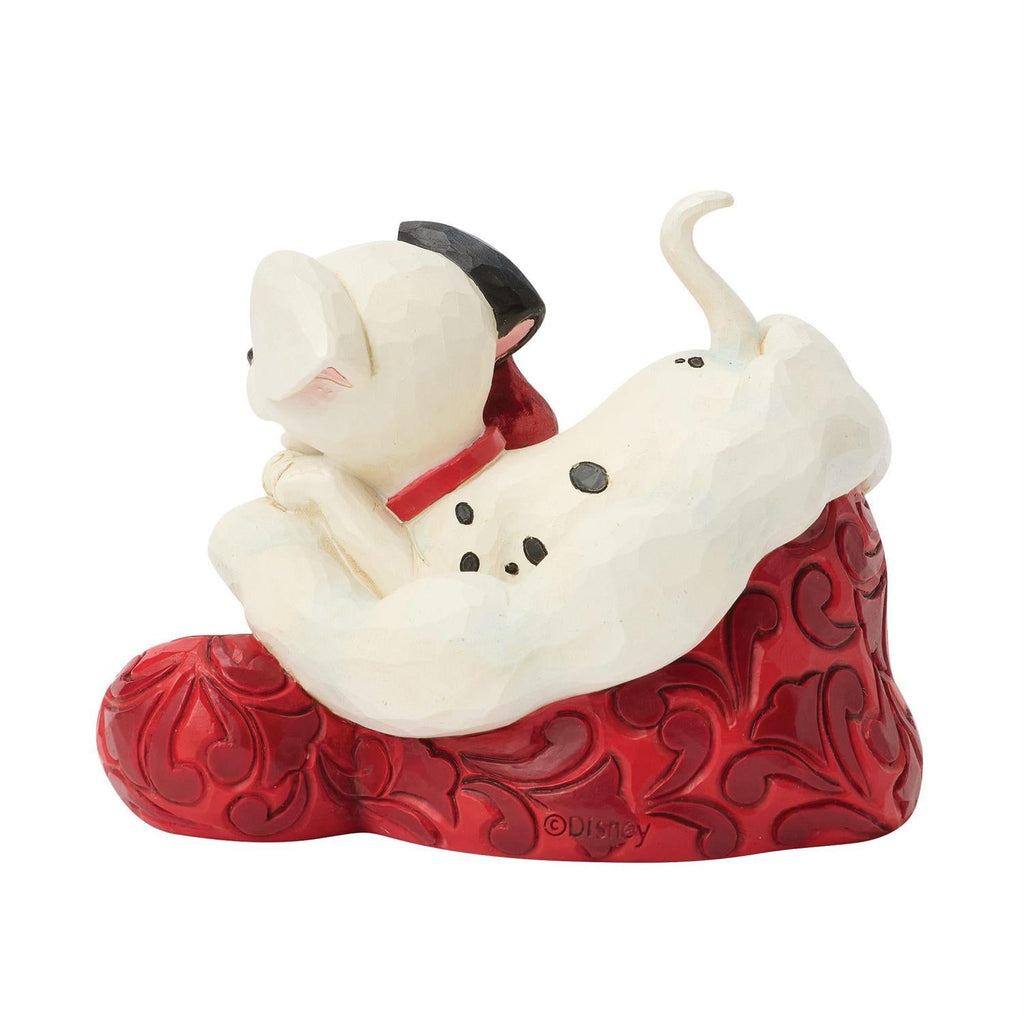 Christmas Wishes - Dalmatian Santa Hat Figurine