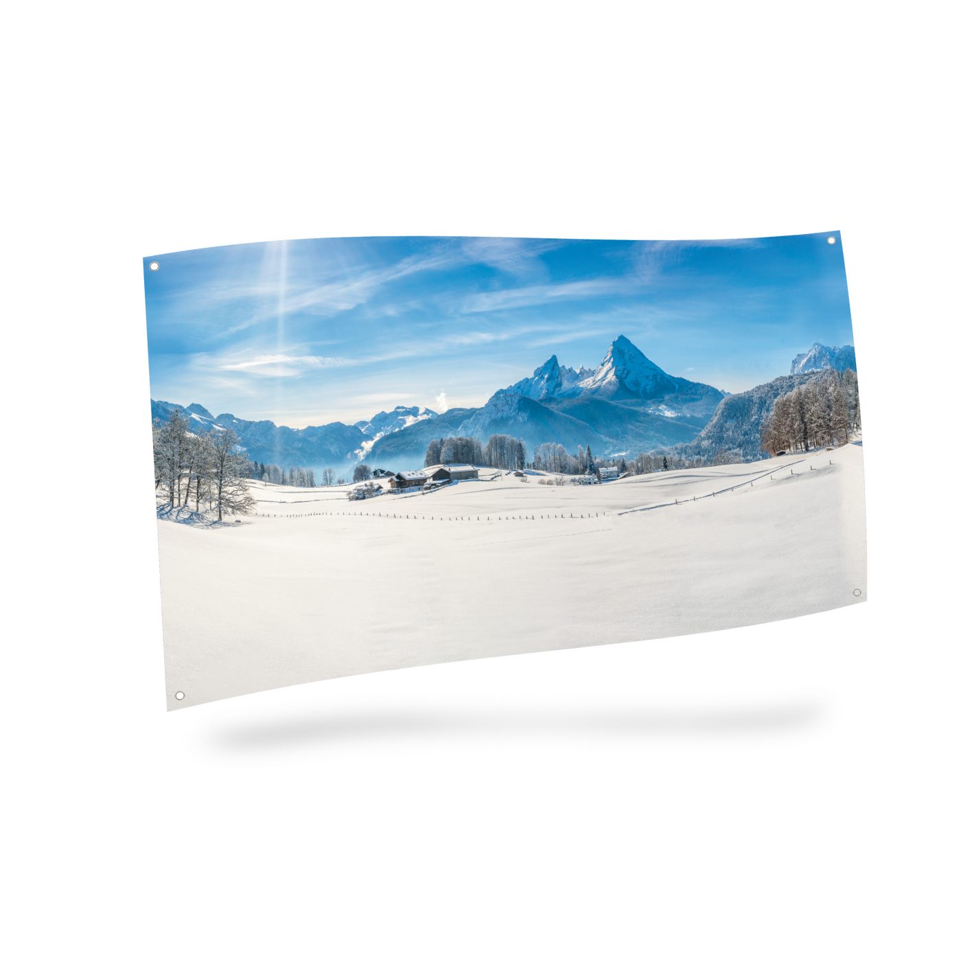 My Village Background Cloth - The Alps