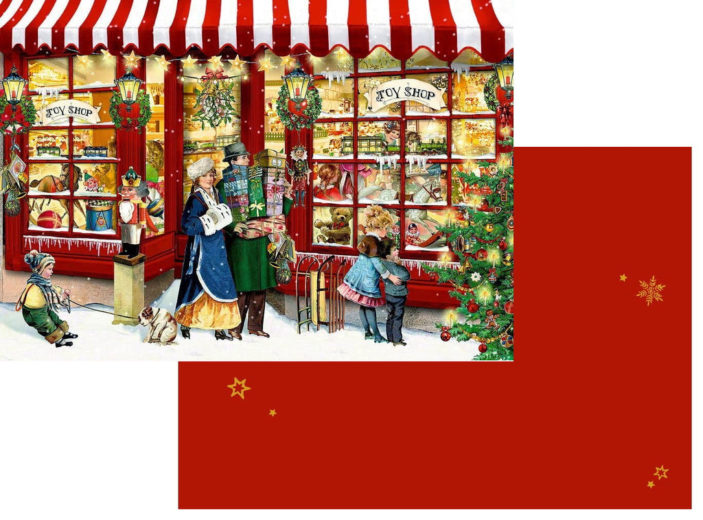 Grand Toy Shop Advent Calendar Card