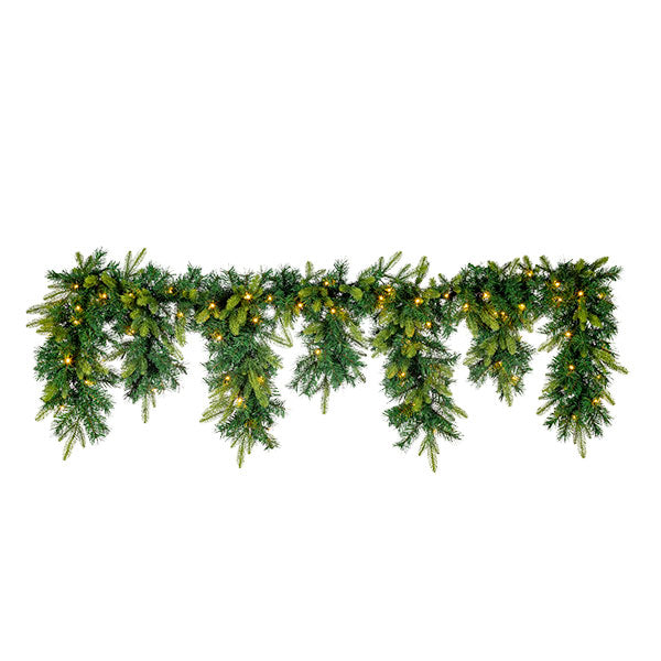 Cascading Lighted Garland - 72 Inches Long