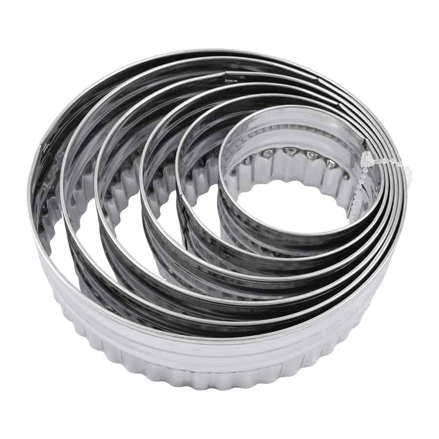 Double Sided Biscuit Cutter Stainless Steel 6 Piece Set