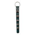 Sleigh Bell Strap with 5 Nickel Bells - Green