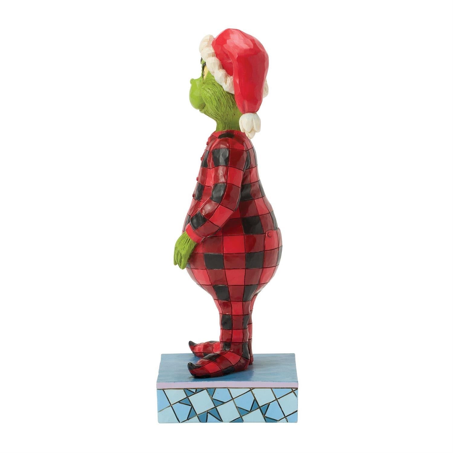 The Grinch's Cozy Nighttime Scheming: Pajamas and Plots
