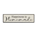 Metal Sign - 34 inch - " Happiness is Homemade"