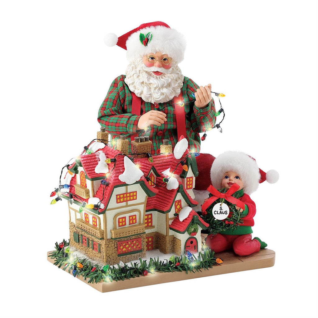 Holiday Lights Santa