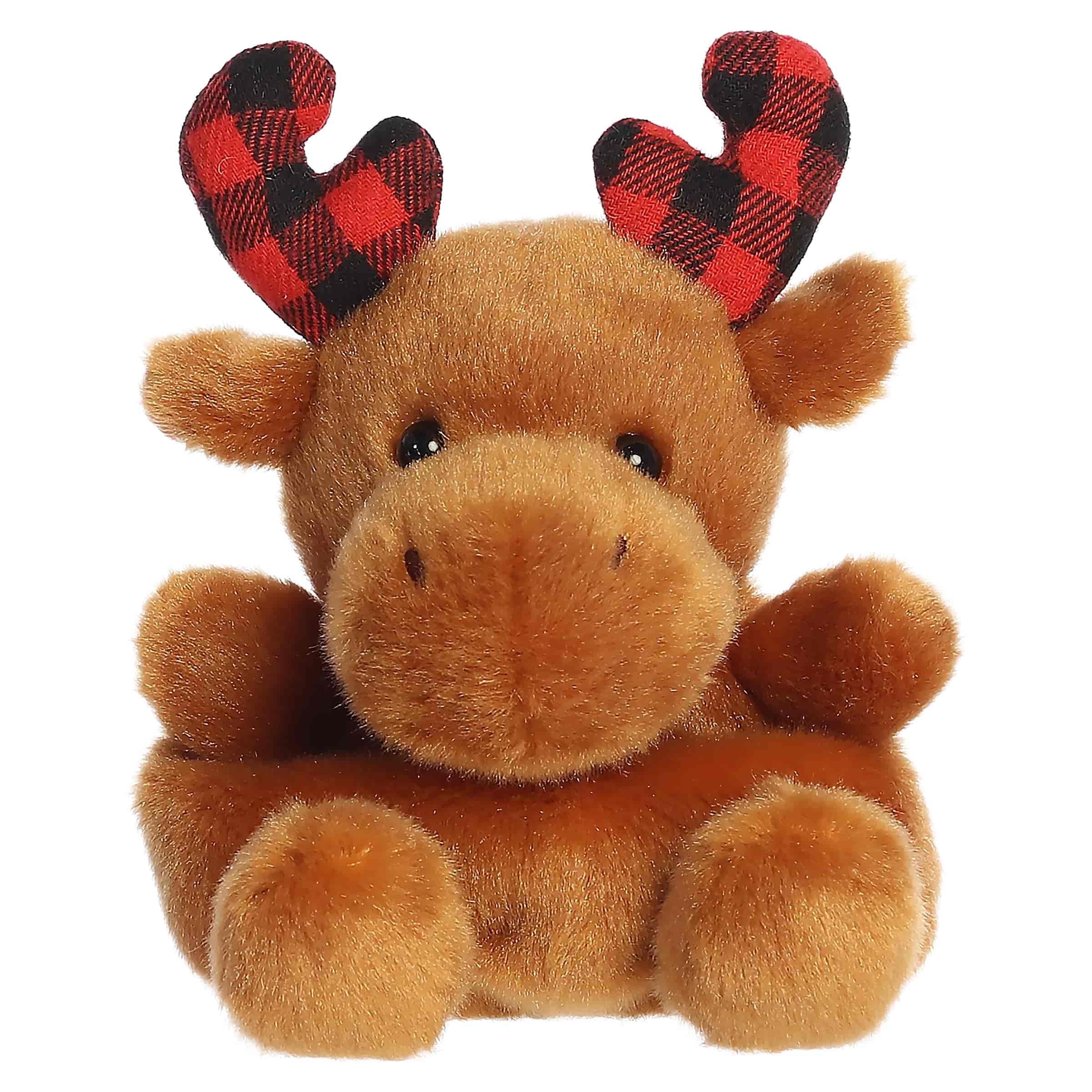 Clove Plaid Moose Palm Pal