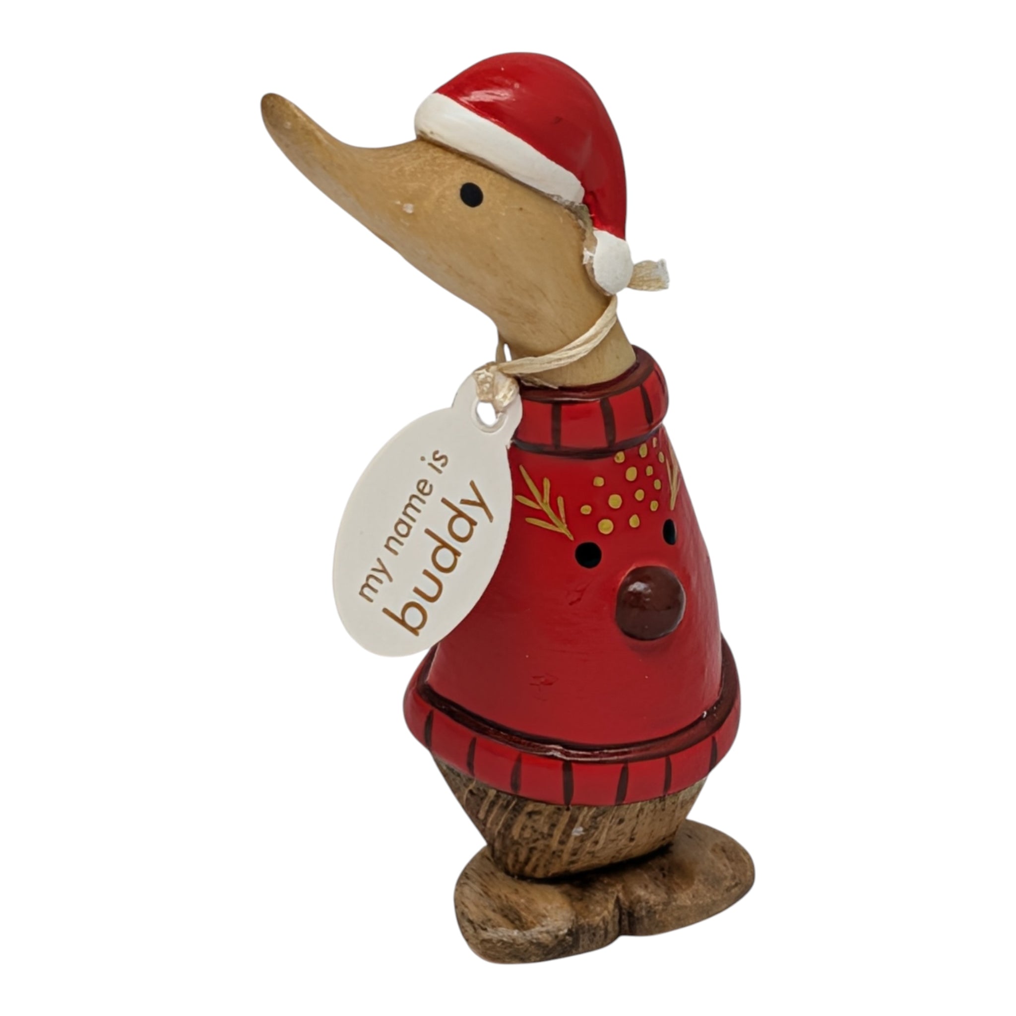 Dinky Duck Wearing an Ugle Sweater - Buddy