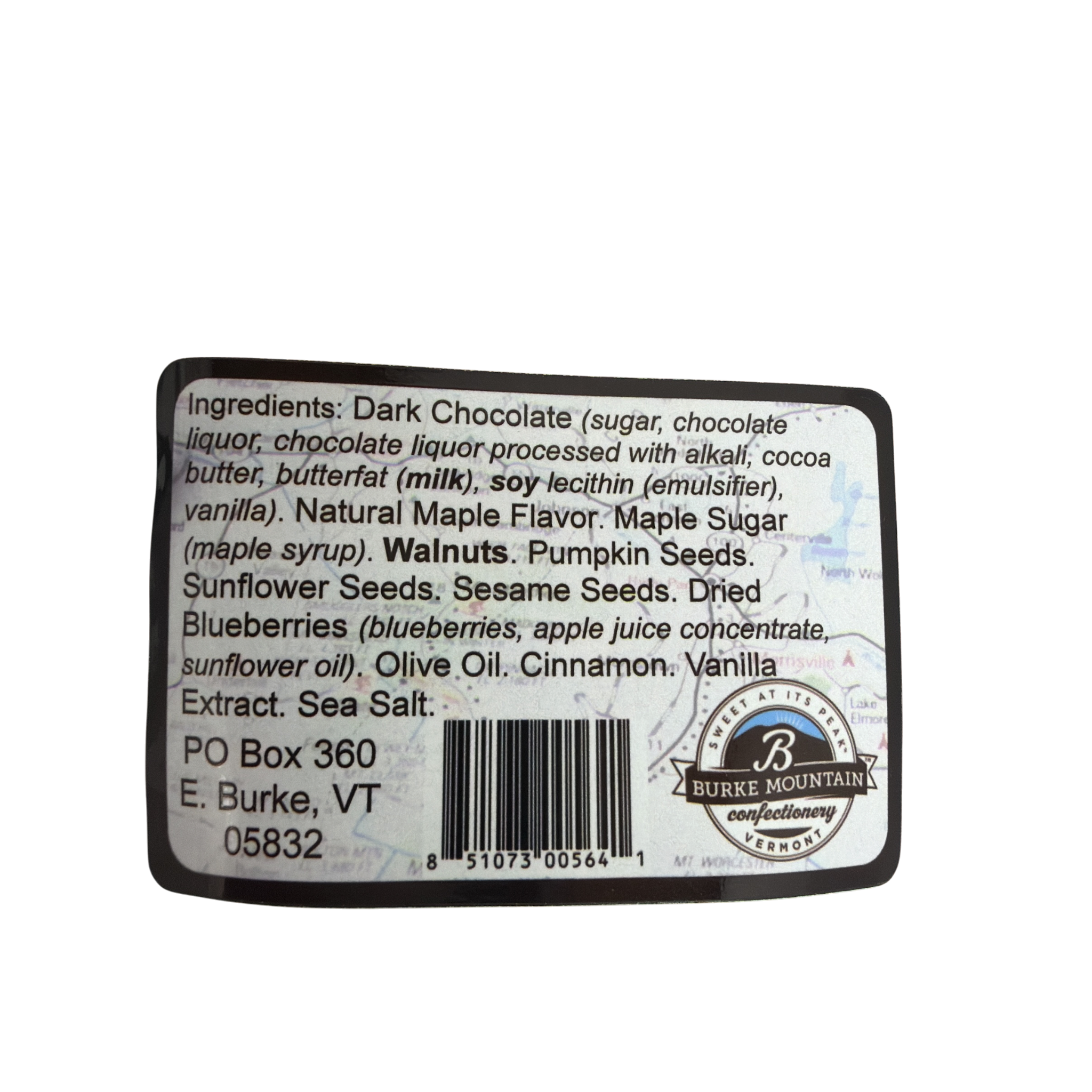 Burke Bikers Bark - Dark Chocolate Maple Bark