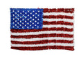 Garland Tinsel American Flag