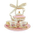 Rose Pink Afternoon Tea Set Ornament