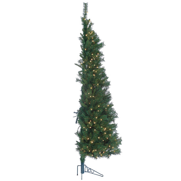 7 Foot Tiffany Pine Wall Tree - 350 Clear lights