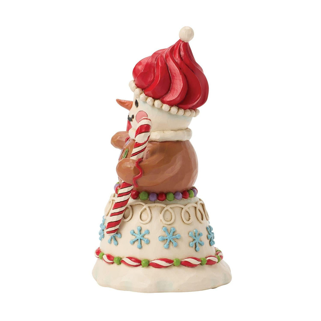 Gingerbread Snowman Sign Figurine