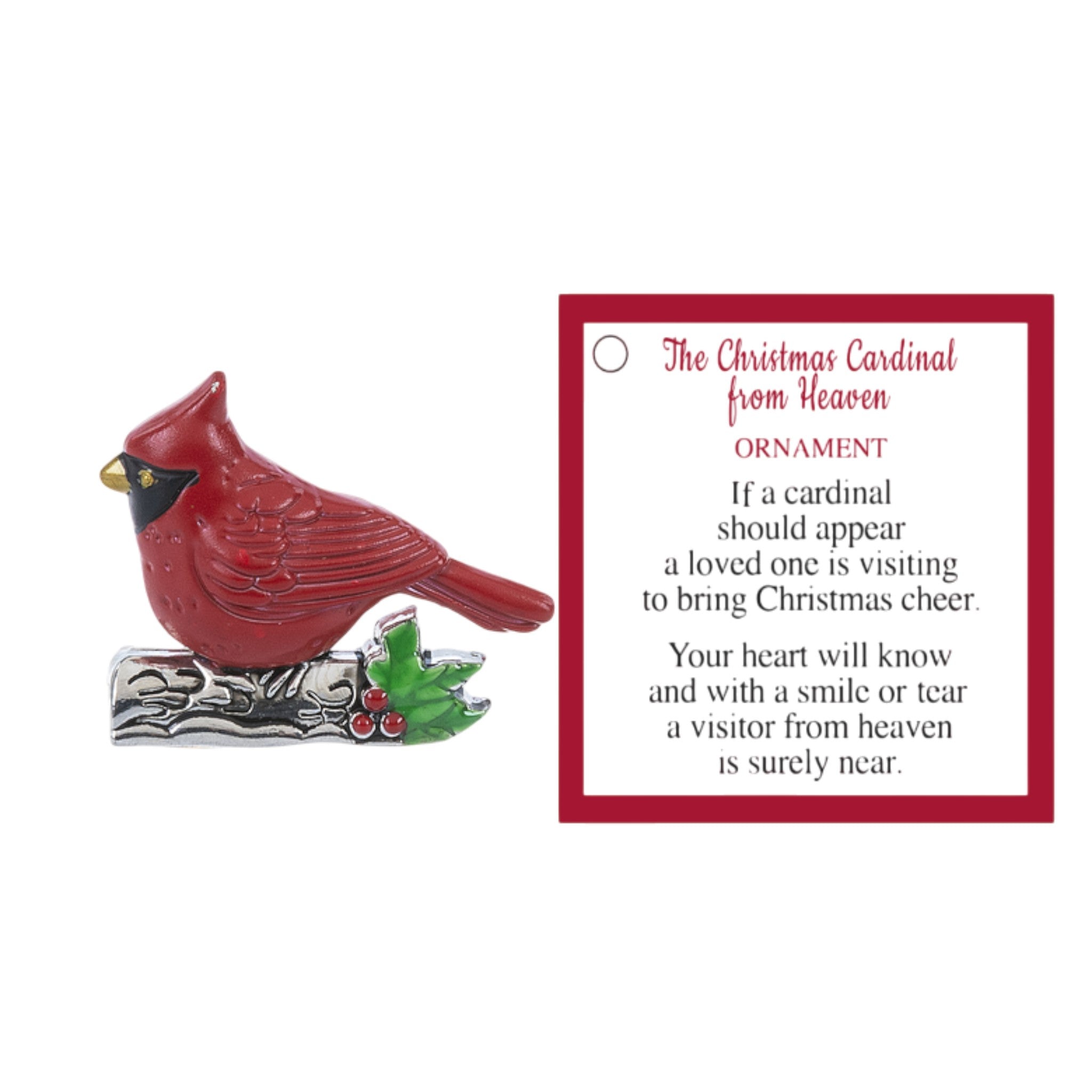 The Christmas Cardinal from Heaven Charm