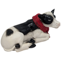 Country Cow Figurine - The Serene Recumbent Angel