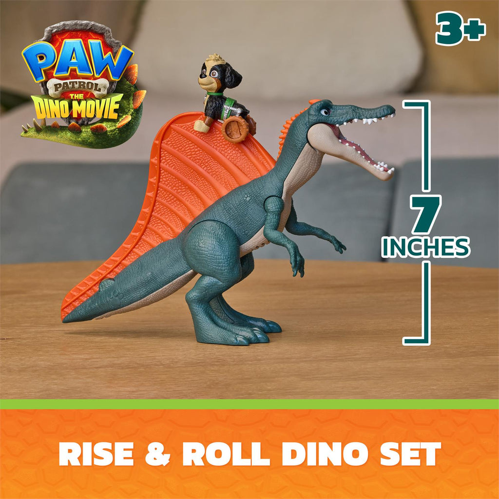 PAW Patrol The Dino Movie Rise and Roll Dino Set