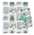 Holiday Children’s Roll Wrap – Merry & Bright Pattern – 30" x 168"