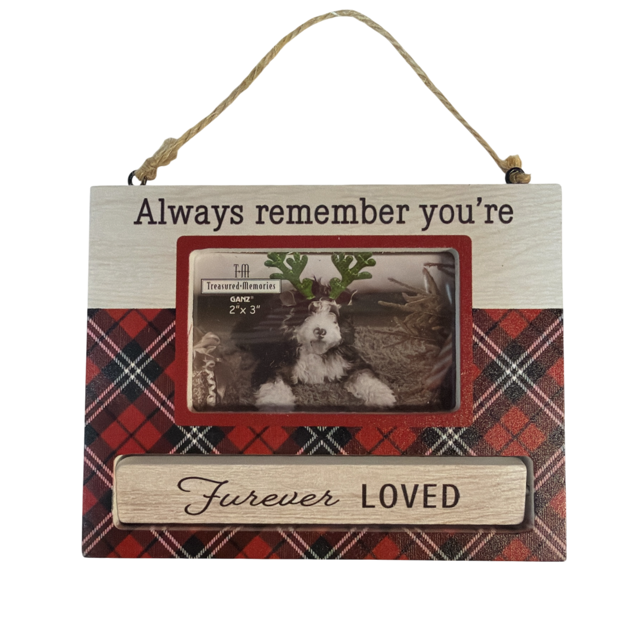 Pet Photo Frame Ornament - Always Remember