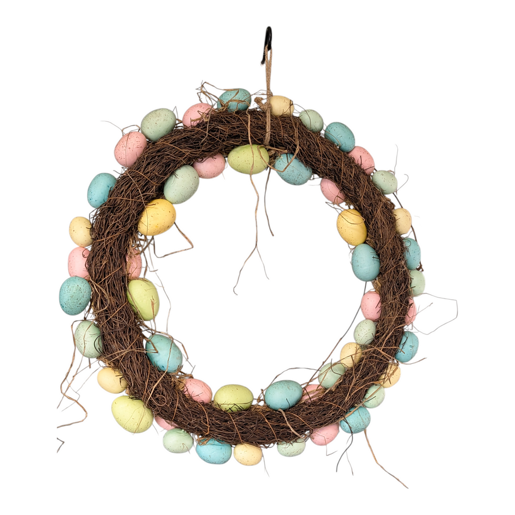 Easter Egg Wreath - 24 Inch Diameter