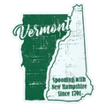 Large Flex Magnet - Vermont and New Hampshire Spooning