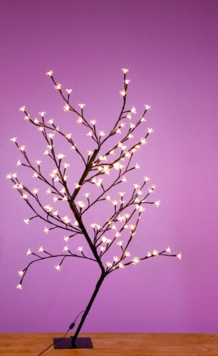 44 inch Tall Led Flower Lighted Tree