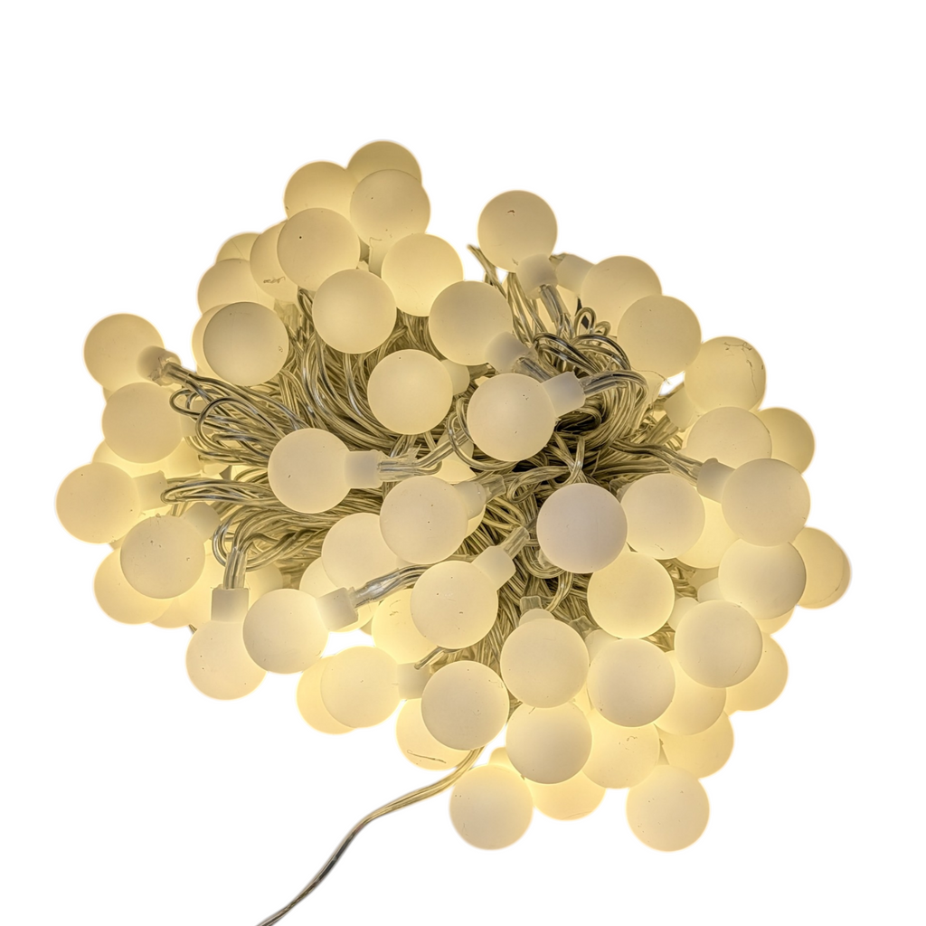 Ball Light String Light - 100 Lights - Warm White