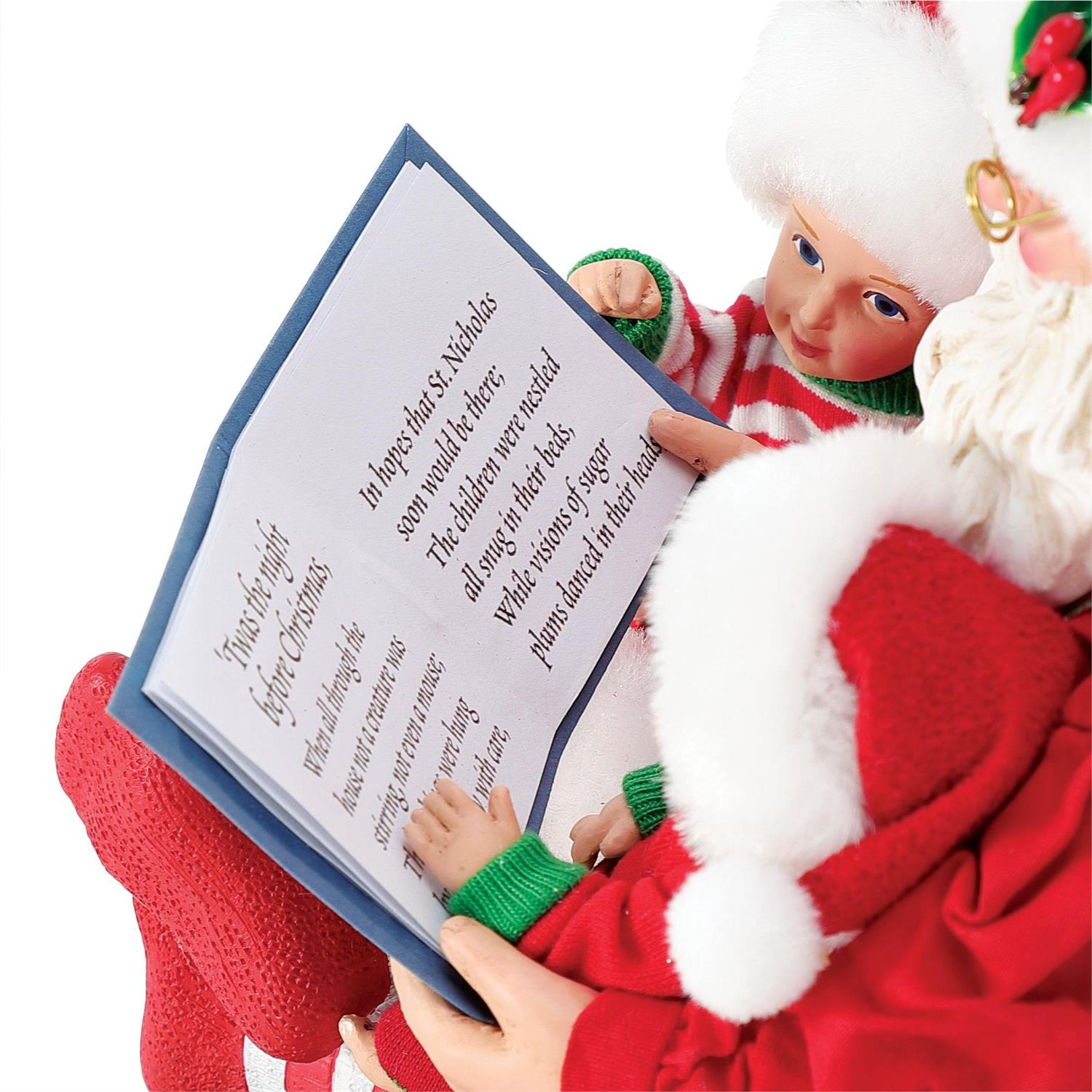 Reading is a Gift - Santa Claus Figurine