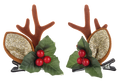 Tis the Season Hair Clips - Gold