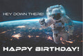 Birthday Card - Happy Birthday From Space