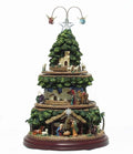 Musical 15 inch Led Nativity Tree Triple Rotation