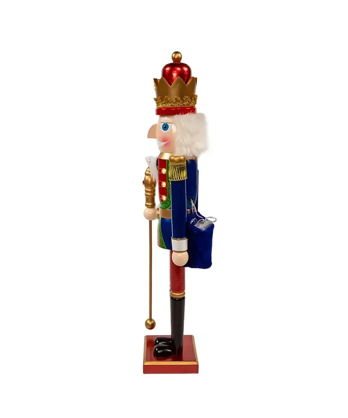 Lighted King Nutcracker – 24 Inches Tall