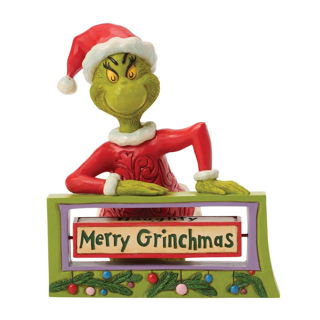 The Grinch's Mischievous Message Box: A Tale of Rotating Holiday Cheer