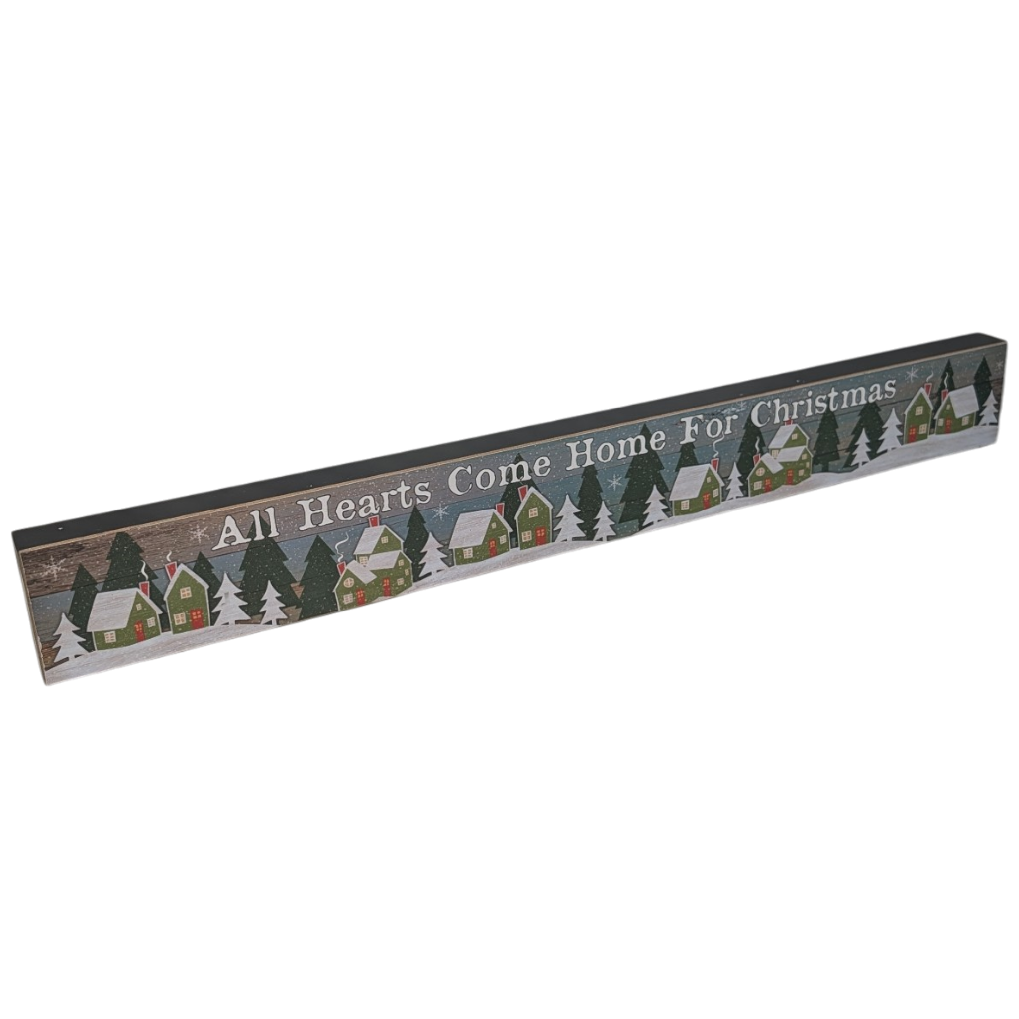 All Hearts Come Home for the Holidays - Tabletop Shelf Sitter