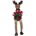 Reindeer Shelfsitter Holding Present